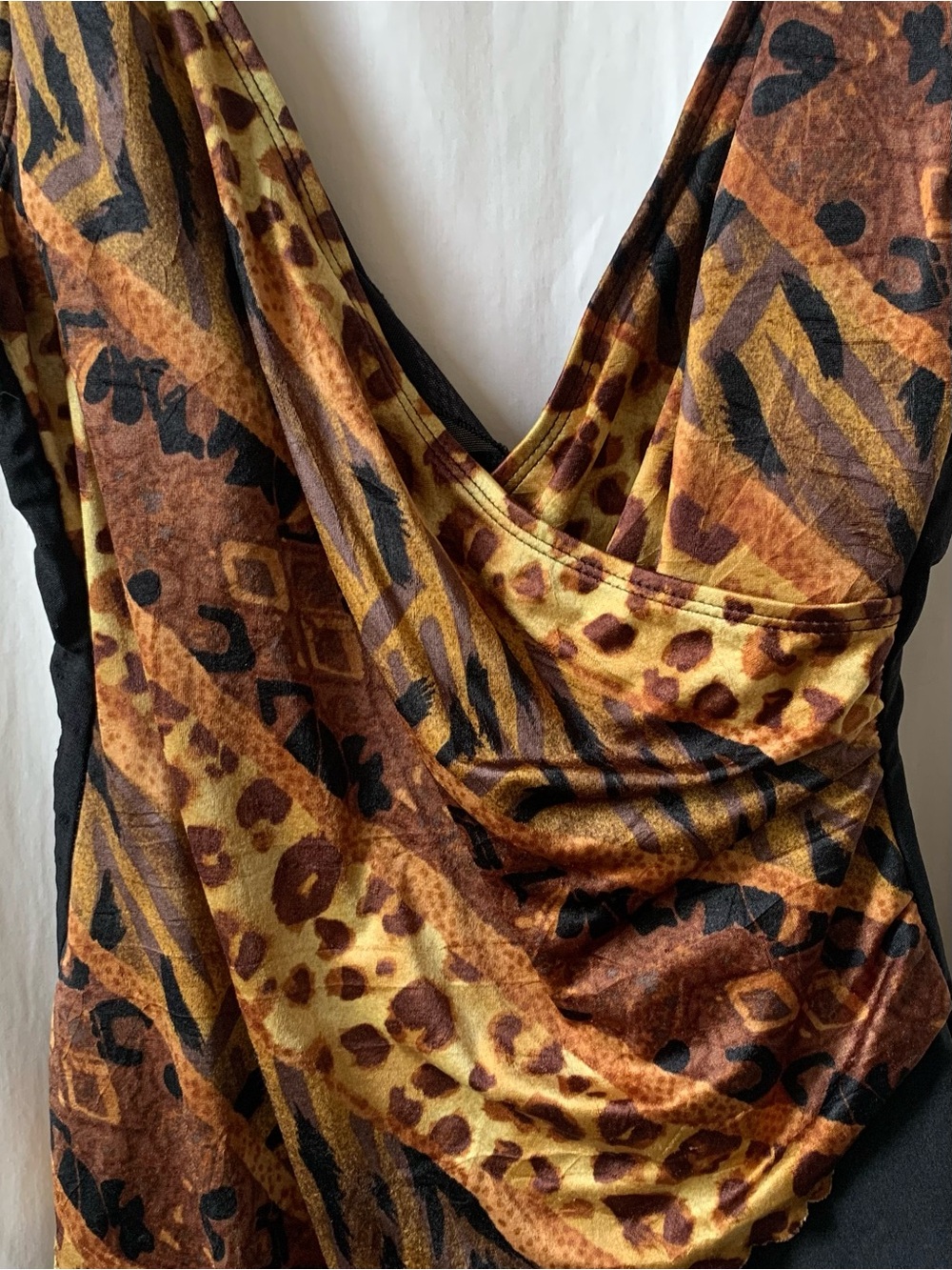 Animal Print One-piece Bathing Suit Size 14 C